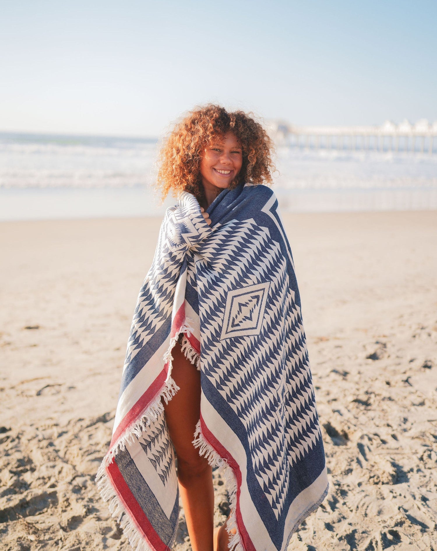 AZTEC TURKISH COTTON THROW